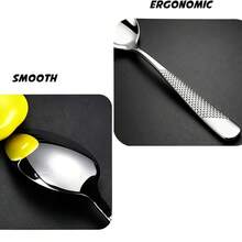 6/8 Buah Sendok Makan Bintang Berlian Emas Perak, Sendok Makan Stainless Steel 8 Inci, Sendok Logam untuk Penggunaan di Rumah, Dapur, dan Restoran, Pembersih Mesin Pencuci Piring, Ramadan, Halloween, Natal - View 6