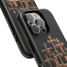Cruces de Madera Talladas, Ornamentación Decorativa Bizantina, Arte Cristiano Ortodoxo, Funda para iPhone,  Galaxy, HONOR, , OPPO - Multicolor - Ver 10