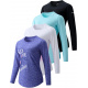 Negro, morado, turquesa, rosa degradado