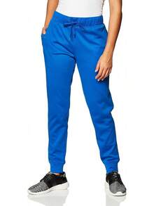 Hanes Pantalones de chándal de Forro Polar con Bolsillos Pantalones para Mujer - Negro sólido/ negro jaspeado - Ver 7