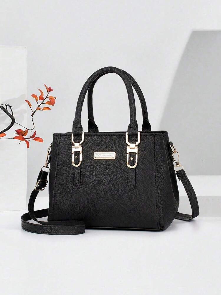 Fashionable Women's Shoulder Bag And Handbag, Made Of PU Leather, With A Minimalist And Casual Style - 明亮 - 查看 1