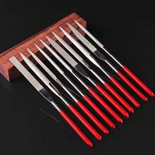 5pcs/10pcs Diamond Mini Needle File Set Portable Tools Ceramic Craft Woodworking Files Jewelry Polishing Carving Small Files - Style a - View 1