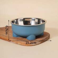 Customized Text LOGO Pet Bowl Dog Food Bowl Milk Bowl Dog Bowl Stainless Steel + Plastic Material Dog Eating Bowl Easy To Clean Durable, Customizable Plastic Pet Bowl, Personalized Name Customization, Suitable For Dogs And Cats, Detachable Stainless Steel Bowl Design Easy To Clean, Perfect Pet Souvenir Gift, - Multicolor - View 15