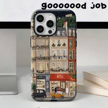 Funda de teléfono estilo París, compatible con  17/16/15/14/13/12/11 Pro Max, compatible con  Galaxy S25/S24/S23/S22/S21.  HONOR  OPPO - Multicolor - Ver 1