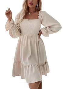 LYANER Vestido - Jengibre sólido - Ver 5