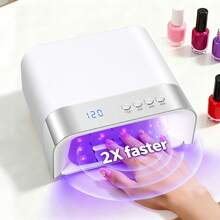 Professional UV Nail Lamp Big Cavity Design For Long Nails 36 LEDS Fast Curing Light With Infrared Sensor For Salon Gel And Acrylic Polish - White - View 7