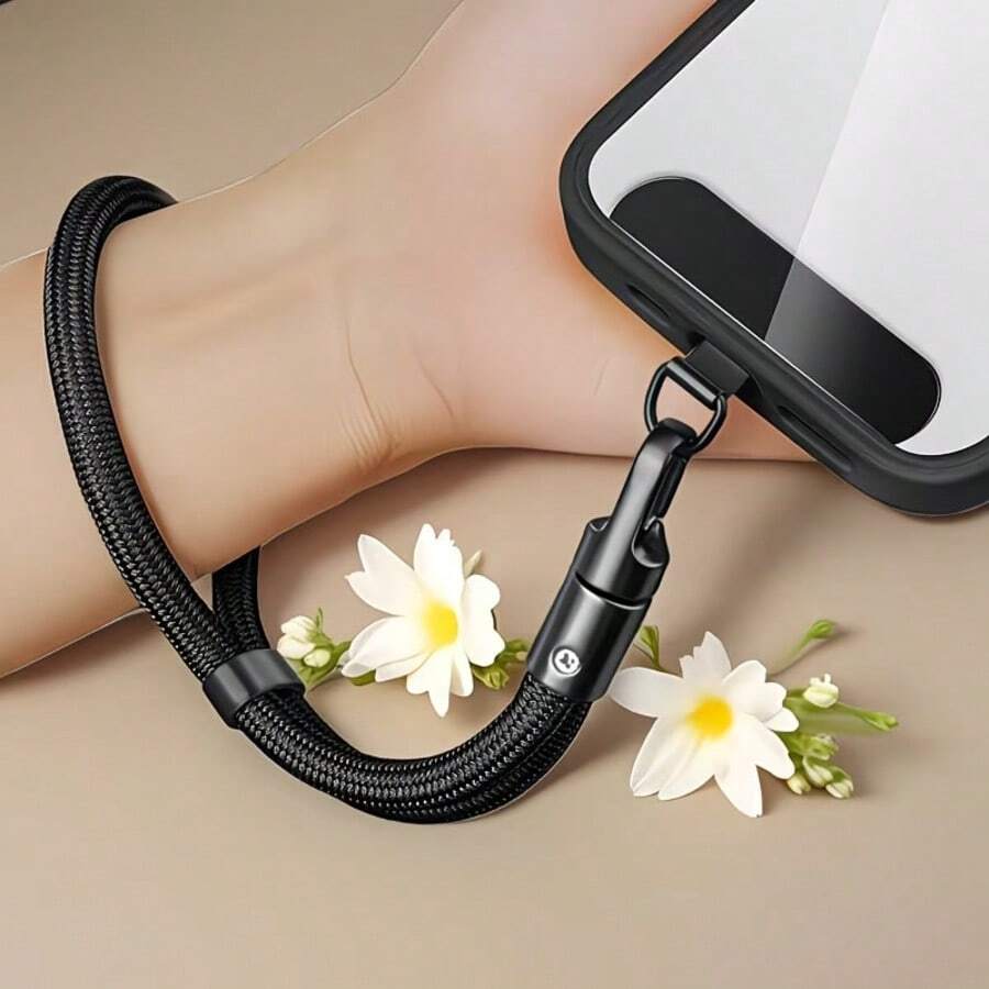 1pc Premium Anti-Theft Universal Phone Lanyard, Wrist Strap, 360° Rotatable, Crossbody, With Adjustable Self-Locking Buckle, Durable, Multiple Colors Available