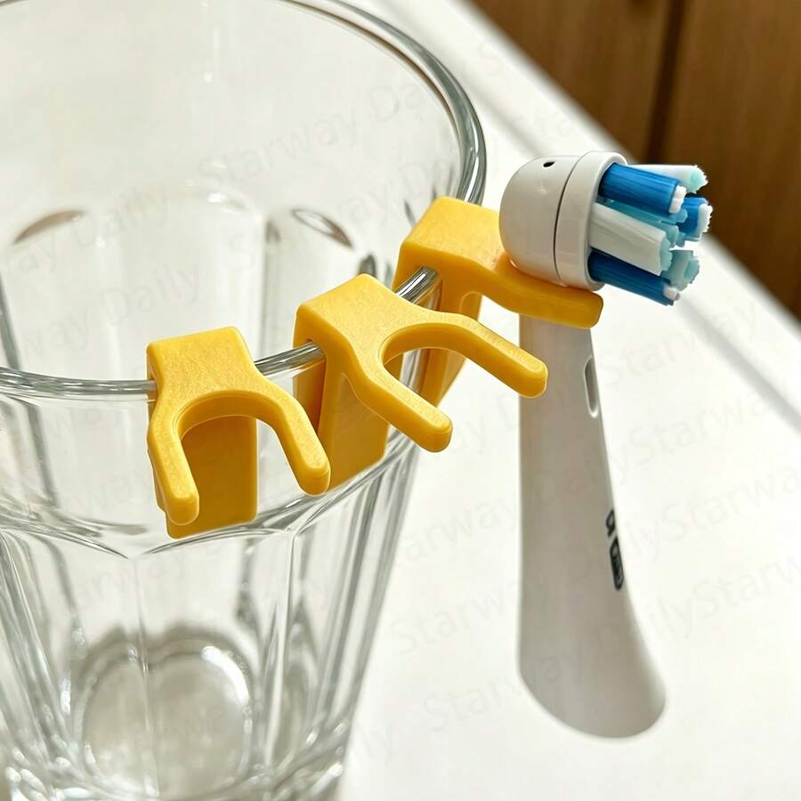 1pc/2pcs Electric Toothbrush Head Holder - Multicolor - View 1