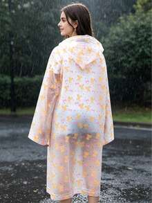 1/2件裝可重複使用熊蝴蝶結雨披 防風 EVA 材質 加厚全覆蓋連帽雨衣 便攜式雨衣 適合旅行、戶外活動與徒步 保暖性能佳 適用情人節、小狗、嘉年華、派對裝飾、春夏禮物、伴娘禮物、房間、海灘、旅行、中性、度假必備 - 多色 - 查看 3