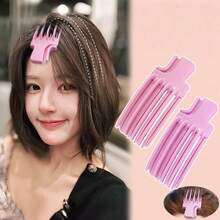 1pc High Skull Top Artifact, Wind Plastic Comb, Height Increasing Minimalist New Style Ins Korean Style Bangs, Fluffy Clip, Fluffy Hair, Makeup Hair Clip - One Size - View 1