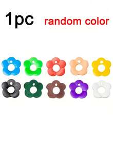 20/16/12/6/3/1pc Colorful Flower Keycaps (With Labels), Color Coded Keycap Covers, Suitable For Home/Office Keyboards; Soft Touch Keycap Covers With Identification Labels For Quick Key Identification; Fashionable And Easy To Install Key Organizer - Multicolor - View 14