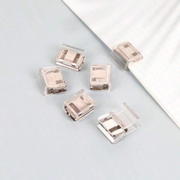 6/10/15pcs Invisible Pant Leg Shortening Clips, Anti-Drag Pant Leg Hem Fasteners, No-Sew Hidden Buckle Pant Leg Closure Device, Anti-Ground Dragging Pant Leg Buckle