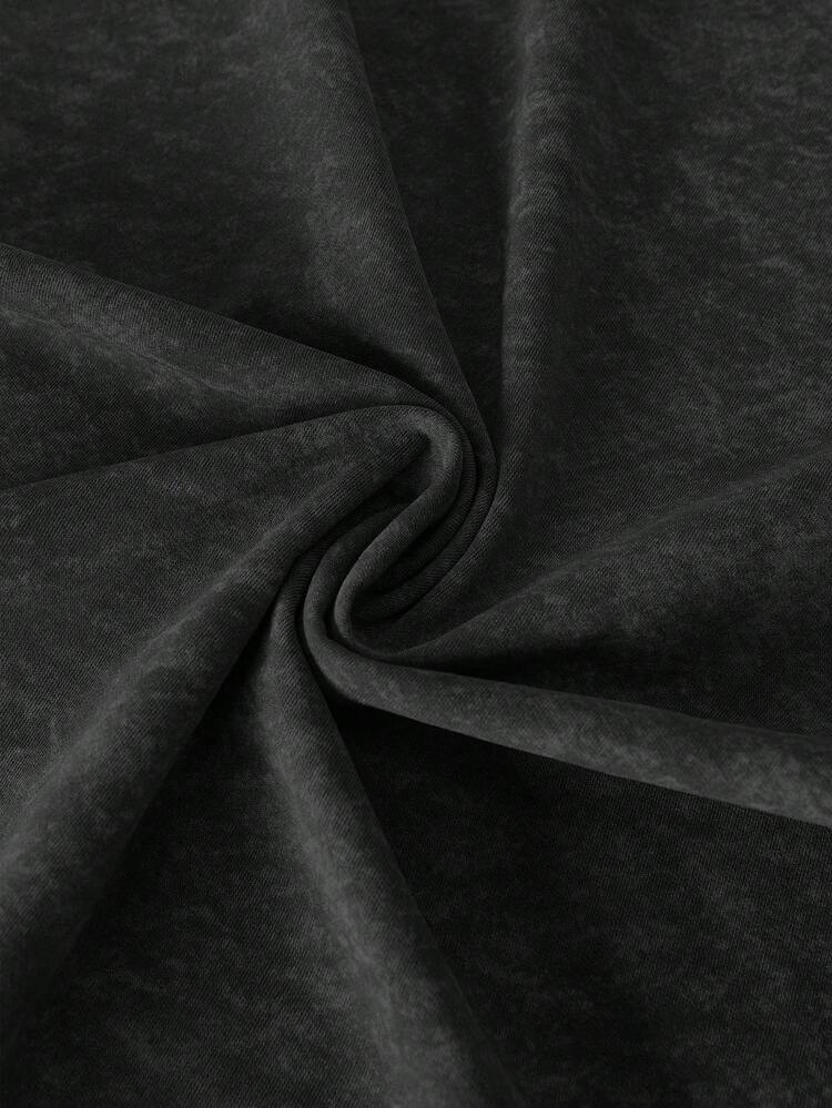 Camiseta sin mangas de cuello redondo con estampado de águila, brújula y copo de nieve, versátil y de moda de verano para hombres - Negro - Añade 6