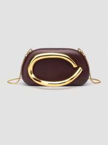 1 Piece Acrylic Clutch Bag, For Valentine's Day, Comfortable And Fashionable, Elegant Handbag, Personalized Gift Option, 2025 Accessory, Fashion Style Suitable For - 藍色 - 查看 1