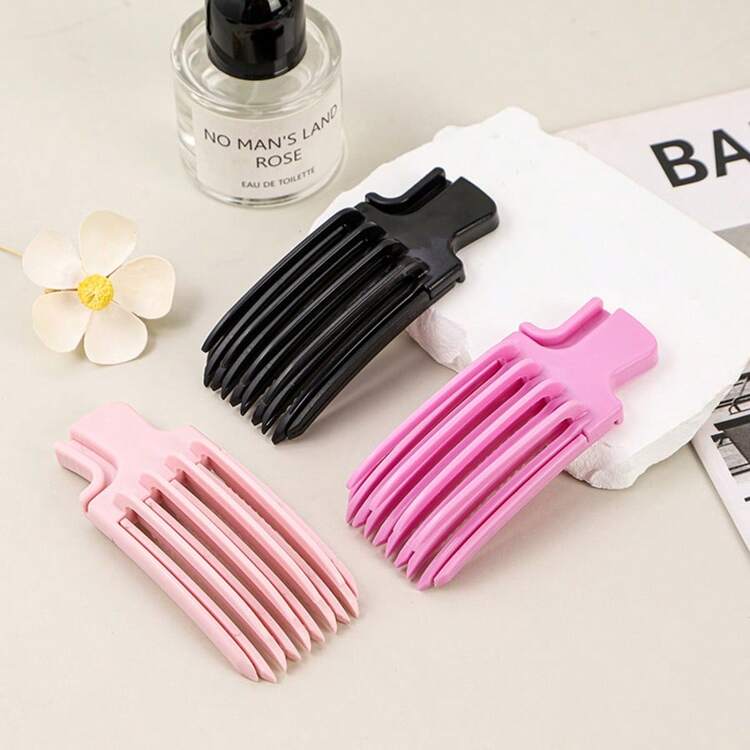 1pc High Skull Top Artifact, Wind Plastic Comb, Height Increasing Minimalist New Style Ins Korean Style Bangs, Fluffy Clip, Fluffy Hair, Makeup Hair Clip - One Size - View 5