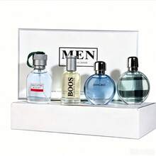 Set de 4 Perfumes para Hombre, Fragancia Masculina Duradera Caja Regalo con 4 Aromas Diferentes - Múltiples aromas - Ver 3