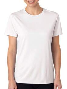 Camiseta de manga corta Cool DRI Performance para mujer de Hanes - Blanco - Ver 4