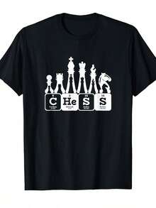 Camisa Periodic Table Elements Ajedrez T FULM - Negro - Ver 1