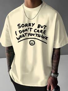 Men's Summer Short Sleeve Printed T-Shirt - 白色 - 查看 6