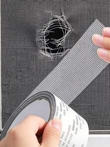 1 Roll Mosquito Net Repair Tape, Self-Adhesive Patch, Suitable For Dormitory Mosquito Nets And Curtain Damage, Waterproof Mesh Patch, Suitable For Doors And Windows Screens, Mosquito Net Repair Tape, Easy To Cut And Repair - A - View 2