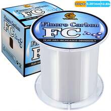YACUMA 305M-333YDS High-Quality Fluorocarbon Line, Wear-Resistant, High-Cut, Water-Transparent, Invisible Monofilament Nylon Line, Suitable For Long-Distance Casting, Sea Fishing Lures, Fishing Lines, Outdoor Fishing Gear Accessories - White - View 20