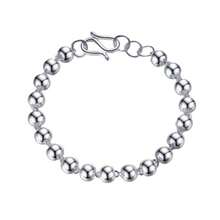 925 Sterling Silver Hollow Beaded Bracelet, Suitable For Daily Wear And Gifting - White - View 7