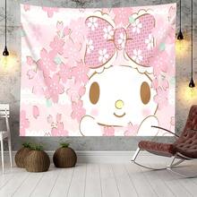 1pc Cute Cartoon Style Room Decor - Suitable For Bedroom, Living Room And Dormitory. Featuring A Cute Picnic Theme Wall Hanging, Also Serves As A Fabric Banner For Holiday Celebrations. Perfect For Decorating Rooms, Dorms And Indoor Leisure Spaces. Great As A Birthday Or Holiday Gift For Fans And Friends, Or As A Home Decor Background. - 1PC - View 4