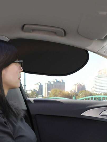 2/4pcs Car Window Sun Shade, New Curved Electrostatic Adsorption Side Window Sun Shade, Glue-Free UV Protection Heat Insulation Privacy Curtain, Universal Fit For Most Sedans, SUVs, Trucks, Summer Driving Front And Rear Side Window Sun Shade, Protects Babies And Passengers From Sun Exposure, Does Not Block View, Breathable Mesh Car Window Sun Shade, Portable Car Sun Shade, Suitable For Summer Road Trips, Camping, Daily Commute, Car Window Privacy Cover, Car Interior Sun Protection Accessory