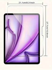 Gorilla Hero 2pcs High Definition Tempered Glass Screen Protector, Made Of Durable Glass Material, Resistant To Scratches During Daily Use, Ensures Long-Term Protection For Tablet Screen. Compatible With Tab S9 FE+ / Tab S10+/Tab S9+ /Tab S8/Tab S7/ Pro 13-Inch (2024)/ Pro 12.9-Inch(2018/2020/2021)/ 2025( A16)/ Air 4/Air 5 (10.9 Inch) And Other Series. - Clear - View 3