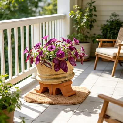 3pcs Plastic Plant Pot Feet, Raise Potted Plants For Better Ventilation And Anti-Corrosion Support, Suitable For Indoor And Outdoor Flower Pots, Improve Drainage And Airflow, Ideal For Garden, Patio And Home