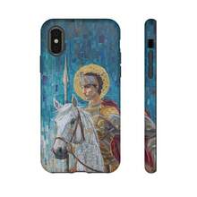 Gran Mártir San Jorge, Matador de Dragones, Funda para   Galaxy, Ícono de Mosaico Bizantino, Cristiano Ortodoxo,  HONOR  OPPO - Multicolor - Ver 4