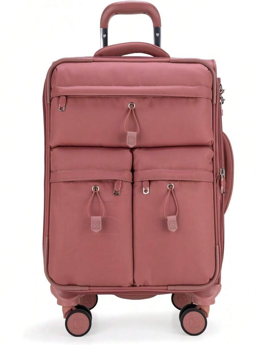 Cloe - Maleta Chica 20 plg de Cabina Textil Expandible color Rosa Para Mujer - Verde - Ver 1