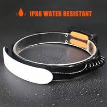 1件裝可充電LED頭燈，超亮防水泛光頭戴式手電筒，適用戶外釣魚、露營、維修工作 - 頭燈 - 查看 6