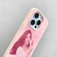 Tema de belleza rosa de Kendall Jennerfunda de teléfono Fundas compatibles con ,Apple,VIVO,OPPO,,, y Honor.Fabricadas en silicona TPU,ofrecen protección contra golpes y caídas. - Rosa - Ver 2