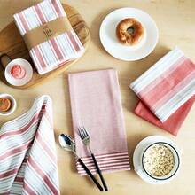 4-Piece Waffle Weave Kitchen Towel Set | Multiple Colors Available 100% Cotton, Super Absorbent, Quick-Drying And Soft. Durable Decorative Multi-Purpose Towels, Ideal As Tea Towels And Dish Cloths For Daily Household Cleaning. - Multicolor - View 7