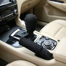 3D Massage Grip Car Steering Wheel Cover Set, Includes Gear Shift Lever And Brake Lever Covers, 3-Piece All-Season Universal Fit, Car Interior Accessories - A - View 5
