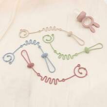 1pc Silicone Stroller & High Chair Hanging Chain With Rugby Design, Works For Bottles, Teethers And Toys, Anti-Lost, Durable And Easy To Clean - 1pc Rugby Ball - View 7