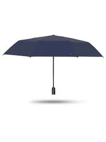 Paradise umbrella Tiandao Umbrella 1pc Fully Automatic Open & Close Umbrella, One-Touch Operation, Sun & Rain Dual Use, 8 Ribs, Solid Color Business Umbrella, Black Coating UPF50+ Sun Protection, 3-Fold Parasol, Solid Color Folding Umbrella, Unisex, Single Person Umbrella, Summer UV Protection Umbrella, Rainy Day Gift Umbrella, Travel Umbrella - Paradise Umbrella - View 9