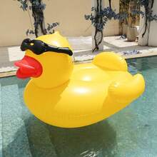 Enten-Schwimmball für den Pool - aufblasbarer Schwimmring | geeignet für schwimmende Enten-Liegestühle und Pool-Schwimmhilfen an Stränden, Seen, Höfen, Gärten, Outdoor-Aktivitäten und Partys - Verschiedenfarbig - Übersicht 4