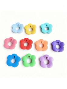 20/16/12/6/3/1pc Colorful Flower Keycaps (With Labels), Color Coded Keycap Covers, Suitable For Home/Office Keyboards; Soft Touch Keycap Covers With Identification Labels For Quick Key Identification; Fashionable And Easy To Install Key Organizer - Multicolor - View 5