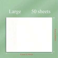 300/250/200/150/100/50/10pcs Transparent Sticky Notes, Adhesive Function Simple Memo Pads, High-Value Waterproof Marker Stickers, Suitable For Notes, Messages, Memoranda, Ideal For School Supplies And Office Supplies, Perfect For Students, Office Workers And Home Use - one-size - View 6