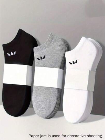 5/10/15/20/30 Pairs Unisex Short Socks, White Socks, Gray Socks, Black Socks, Women's Socks, Cute Socks, Girls' Socks, Suitable For Autumn/Winter/Spring/Summer, Mesh Breathable Design, Guide Hole Breathable Design, Moisture-Wicking, Soft And Comfortable, Suitable For Various Festivals, Sports, Casual, Business And Other Daily Wear, Wearable All Year Round, Random Color Matching.