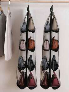 1pc Hanging Storage Bag Organizer For Closet Door,Bedroom Room Decor,Back To School - Multicolor - View 5