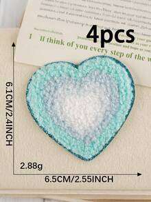 Strong Adhesive Heart-Shaped Self-Adhesive Embroidery Patch, Shiny Embroidery Patch, Suitable For Teenagers, Can Quickly Decorate Jackets, Hats, Towels, Bags, Jeans, Backpacks, Coats, Essential Accessory For DIY Clothing Accessories And Home Decor - Embroidery Patch - View 11