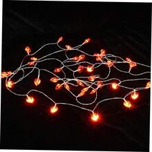 Valentine's Day Heart-Shaped String Lights, Romantic Red Heart Hanging Decor For Proposal Atmosphere, Wedding Tabletop Decoration LED - Warm white light - View 8
