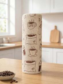 20pcs/Roll Cartoon Animal Print Disposable Kitchen Paper Towels, Reusable Washable Oil-Absorbent Non-Stick Lint-Free Quick-Drying, Essential For Summer Camping And BBQ, Suitable For Kitchen, Bathroom, Home, Apartment, Dorm, Picnic, RV, Hiking Daily Cleaning Multi-Purpose Cleaning Cloth - Multicolor - View 9