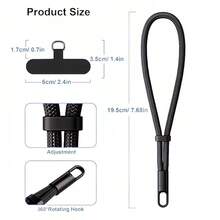 1pc Premium Anti-Theft Universal Phone Lanyard, Wrist Strap, 360° Rotatable, Crossbody, With Adjustable Self-Locking Buckle, Durable, Multiple Colors Available - A - View 6