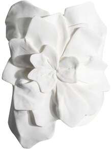 Tops de Tubo de Moda Para Mujer con Flores 3d Sexys Asimétricos Sin Tirantes Sin Mangas Ajustados Elegantes Estilo Bandeau Y2k - Negro - Ver 1