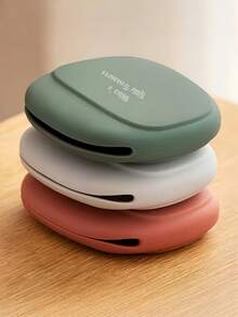 1件隨機客製化矽膠耳機收納袋，數據線整理包，充電器與耳機收納，個性化便攜極簡線材整理包，硬邊簡約旅行收納袋 - 彩色 - 查看 11