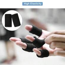 10PCS Multi-Color Stretchable Finger Support Sleeves, Suitable For Sports Basketball, Volleyball, Badminton, Tennis, Daily Protection For Finger Recovery, Flexible Finger Protection Function - Multicolor - View 3